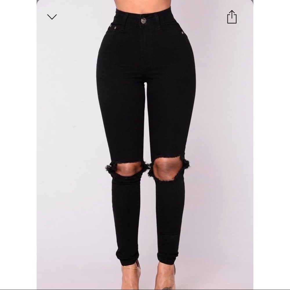 Black Ripped Jeans